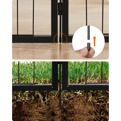 Feandrea Parc pour Chien, Enclos pour Chiot, Clôture, Chenil