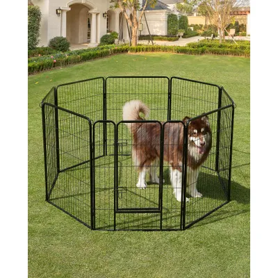Feandrea Parc pour Chien, Enclos pour Chiot, Clôture, Chenil