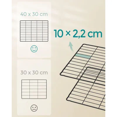 SONGMICS Parc d’intérieur pour Cochon d’Inde, Cage à Lapin