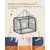Feandrea Sac Transport Chat Chien, Caisse Pliable Animaux de Companie