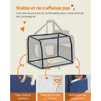 Feandrea Sac Transport Chat Chien, Caisse Pliable Animaux de Companie