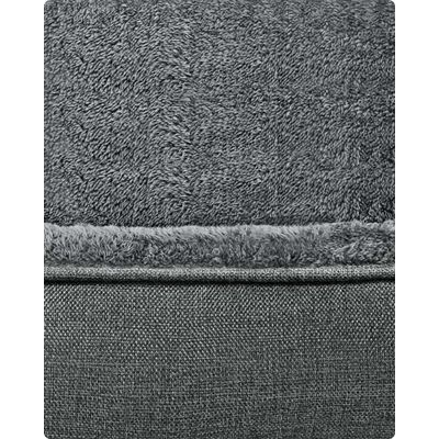 Feandrea Panier pour Chiens, Lit pour Animaux, Canapé, en Tissu Façon Lin