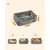 Feandrea Panier pour Chiens, Lit pour Animaux, Canapé, en Tissu Façon Lin