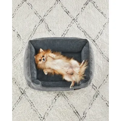 Feandrea Panier pour Chiens, Lit pour Animaux, Canapé, en Tissu Façon Lin