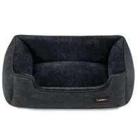 Feandrea Panier pour Chiens, Lit pour Animaux, Canapé, en Tissu Façon Lin
