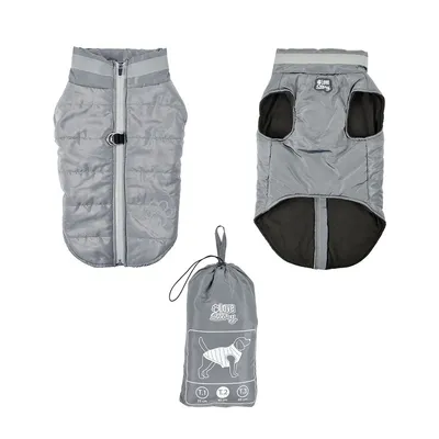 Love Story Doudoune chien doublure polaire - zip, pochette rangement