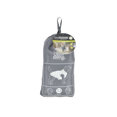 Love Story Doudoune chien doublure polaire - zip, pochette rangement