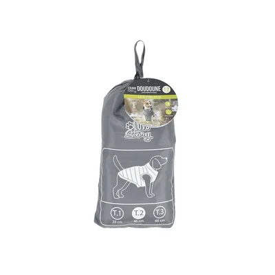 Love Story Doudoune chien doublure polaire - zip, pochette rangement