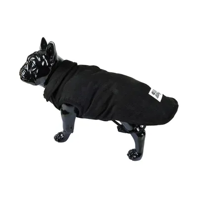 Love Story - Manteau chien velours - scratch, doublure polaire