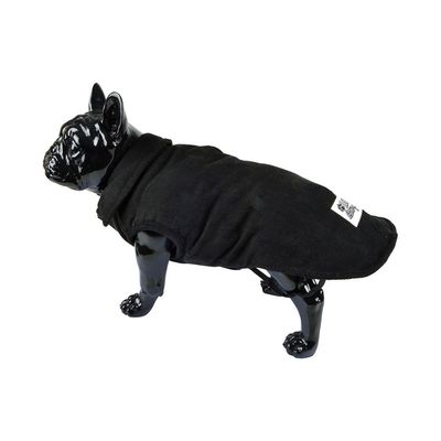 Love Story - Manteau chien velours - scratch, doublure polaire