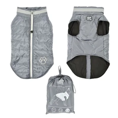 Love Story Doudoune chien doublure polaire - zip, pochette rangement