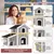 GIANTEX 2-stöckiges Katzenhaus mit Dach und 2-stufiger Plattform GIANTEX 2-stöckiges Katzenhaus mit Dach und 2-stufiger Plattform