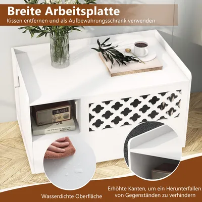 GIANTEX Katzenklo mit klappbarer Öffnung zur leichten Reinigung GIANTEX Katzenklo mit klappbarer Öffnung zur leichten Reinigung