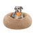 Feandrea Lit pour Chien, Panier en Forme de Beignet pour Chien