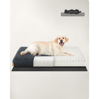 Feandrea Panier pour Chien, Canapé Orthopédique pour Animaux