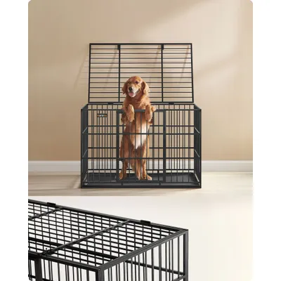 Feandrea Cage pour Chien Ultra-résistante, Caisse pour Animaux de Compagnie Feandrea Cage pour Chien Ultra-résistante, Caisse pour Animaux de Compagnie