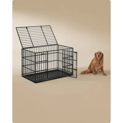 Feandrea Cage pour Chien Ultra-résistante, Caisse pour Animaux de Compagnie Feandrea Cage pour Chien Ultra-résistante, Caisse pour Animaux de Compagnie