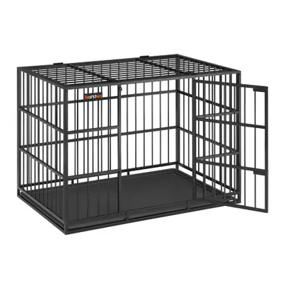 Feandrea Cage pour Chien Ultra-résistante, Caisse pour Animaux de Compagnie