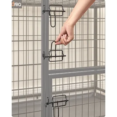Feandrea Cage pour Chien Lourd, Double Porte Amovible