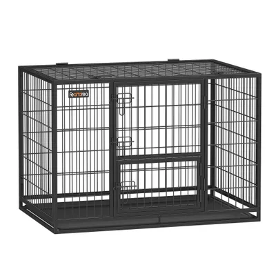 Feandrea Cage pour Chien Lourd, Double Porte Amovible
