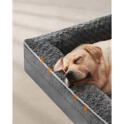 Feandrea Panier pour Grands Chiens, Lit pour Animal, Orthopédique Feandrea Panier pour Grands Chiens, Lit pour Animal, Orthopédique