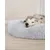 Feandrea Lit pour Chien, Panier en Forme de Beignet pour Chien