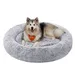 Feandrea Lit pour Chien, Panier en Forme de Beignet pour Chien