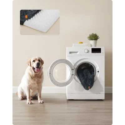 Feandrea FluffyHug Canapé pour Grands Chiens, Housse Amovible Lavable Feandrea FluffyHug Canapé pour Grands Chiens, Housse Amovible Lavable