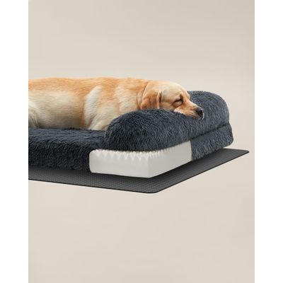 Feandrea FluffyHug Canapé pour Grands Chiens, Housse Amovible Lavable