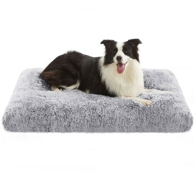 Feandrea Panier pour Chien, Canapé, Lit pour Animaux XL : 110 x 73 cm (L x l), Gris Ombré