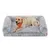 Feandrea FluffyHug Canapé pour Grands Chiens, Housse Amovible Lavable