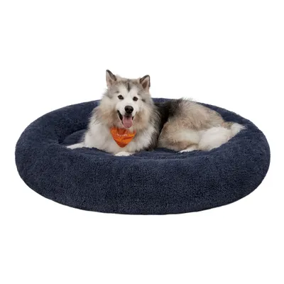 Feandrea Lit pour Chien, Panier en Forme de Beignet pour Chien
