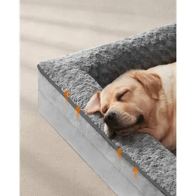 Feandrea Panier pour Grands Chiens, Lit pour Animal, Orthopédique Feandrea Panier pour Grands Chiens, Lit pour Animal, Orthopédique