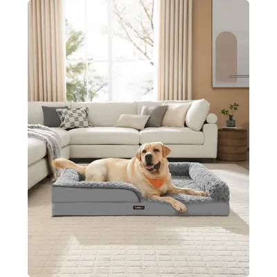 Feandrea Panier pour Grands Chiens, Lit pour Animal, Orthopédique Feandrea Panier pour Grands Chiens, Lit pour Animal, Orthopédique