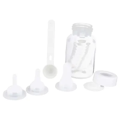 un biberon 120 ml avec accessoire chien ou chat