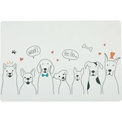 Set pour Ecuelle Joyeux 40 x 60 cm pour chien