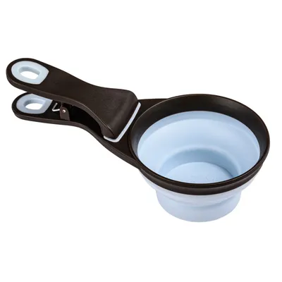 Pince 2 en 1 doseur silicone L  473 ml  pour chat et chien