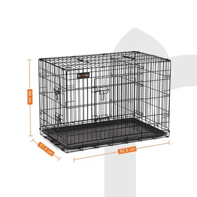 Feandrea Cage pour Petits Chiens, Pliable avec 2 Portes