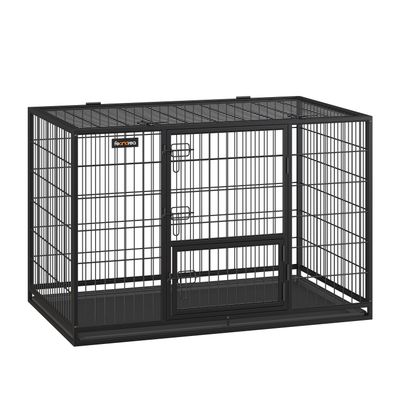 Feandrea Cage pour Chien Lourd, de Taille Grande et Moyenne, Porte Amovible