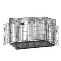 Feandrea Cage pour Grands Chiens, Pliable avec 2 Portes