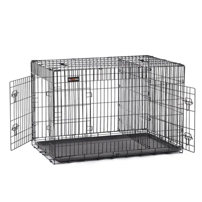 Feandrea Cage pour Grands Chiens, Pliable avec 2 Portes