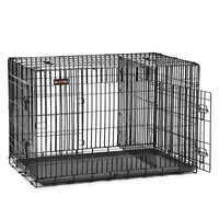 Feandrea Cage pour Chiens de taille moyenne, Pliable avec 2 Portes