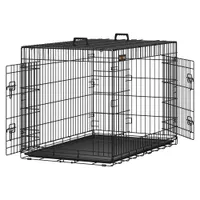 Feandrea Cage pour Chiens de taille moyenne, Pliable avec 2 Portes