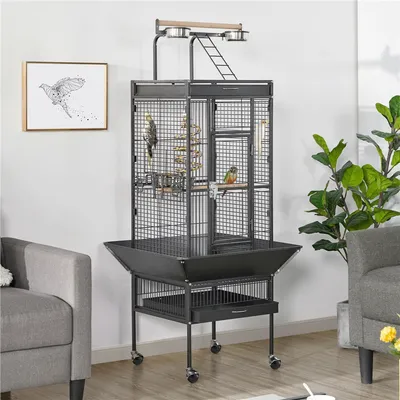 Yaheetech Cage à Oiseaux sur Pied