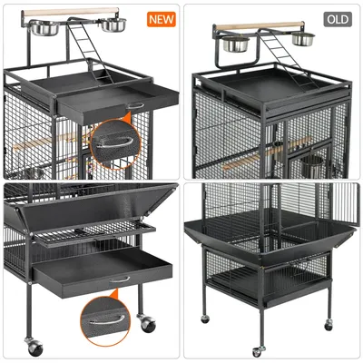 Yaheetech Cage à Oiseaux sur Pied