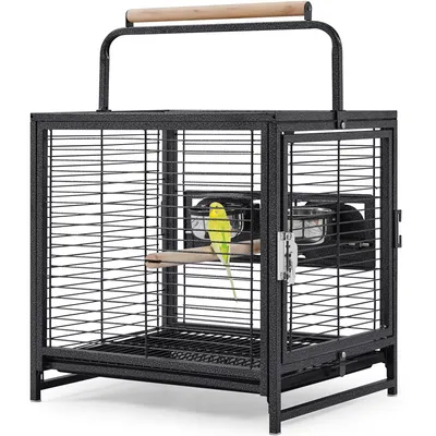 Vogelkäfig Reisevogelkäfig mit Handgriff Vogelvoliere Kleintierkäfig