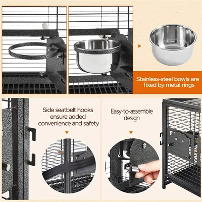 Yaheetech Cage à Oiseaux Portable