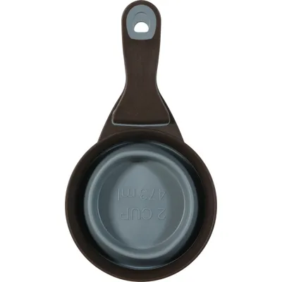 Pince 2 en 1 doseur silicone L  473 ml gris pour chat et chien