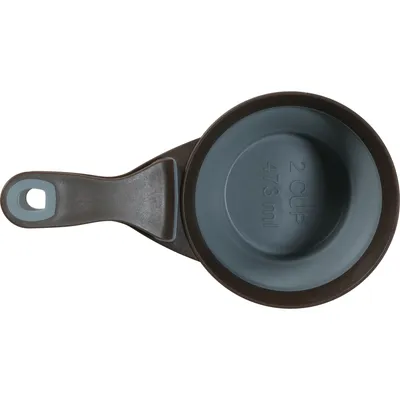 Pince 2 en 1 doseur silicone L  473 ml gris pour chat et chien