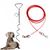 MCBOSON  Piquet avec chaîne de 41 cm pour chien